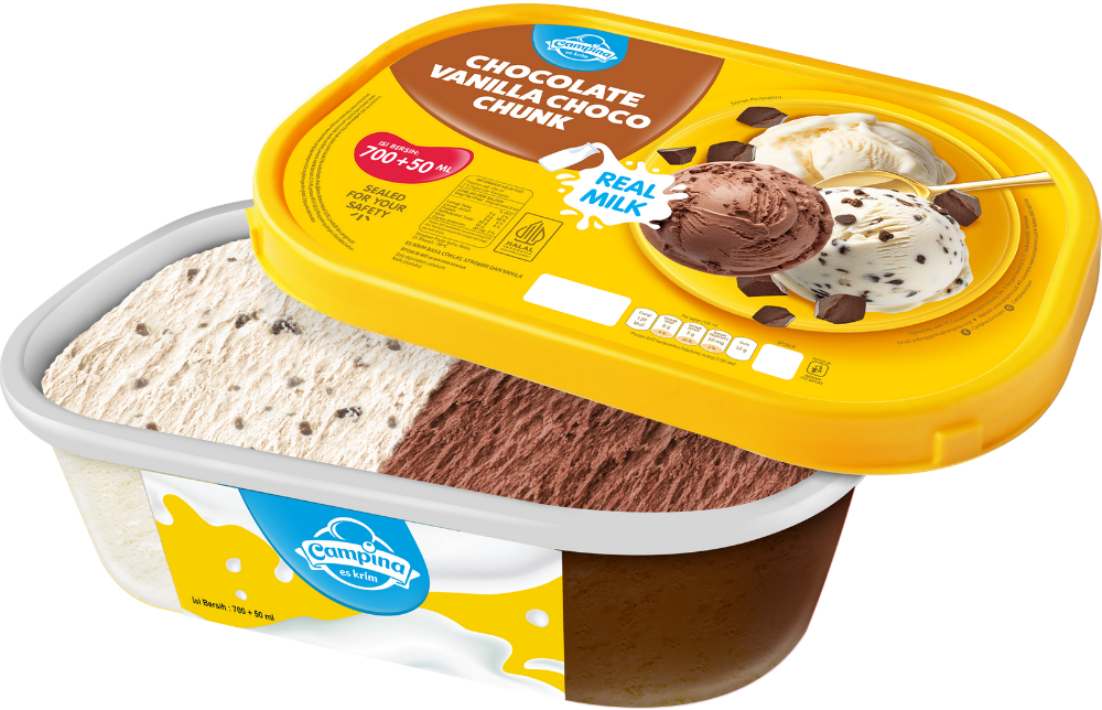 CHOCOLATE VANILLA CHOCO CHUNK 700 ML